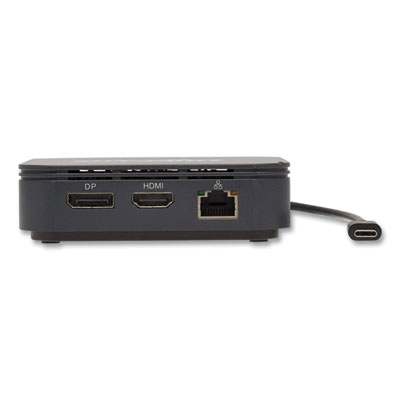 Tripp Lite Thunderbolt 3 Dual Monitor Docking Station, 3.5 mm/DisplayPort/HDMI/USB-A/USB-C PD Charging/RJ45, BK, Ships in 7-10 Bus Days (MTB3DOCK04)