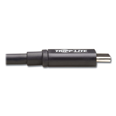 Tripp Lite Thunderbolt 3 USB-C Passive Cable, 6.6 ft, Black, Ships in 7-10 Business Days (MTB302M5AB)