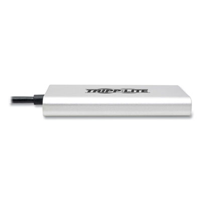 Tripp Lite Thunderbolt 3 USB-C to Dual DisplayPort Adapter, 4.7", Silver, Ships in 7-10 Business Days (TRPMTB3002DP)