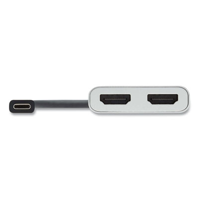 Tripp Lite Thunderbolt 3 USB-C to HDMI Dual Monitor Adapter, Gray, Ships in 7-10 Business Days (MTB3002HD)