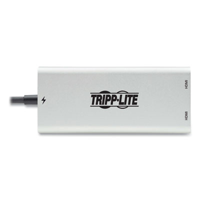 Tripp Lite Thunderbolt 3 USB-C to HDMI Dual Monitor Adapter, Gray, Ships in 7-10 Business Days (MTB3002HD)