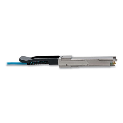 Tripp Lite QSFP+ to QSFP+ Active Fiber Optic Cable, 32.8 ft, Aqua, Ships in 7-10 Business Days (N28F10MAQ)
