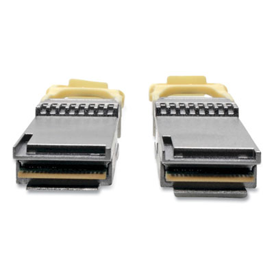 Tripp Lite QSFP28 to QSFP28 Active Fiber Optic Cable, 16.4 ft, Aqua, Ships in 7-10 Business Days (TRPN28H05MAQ)