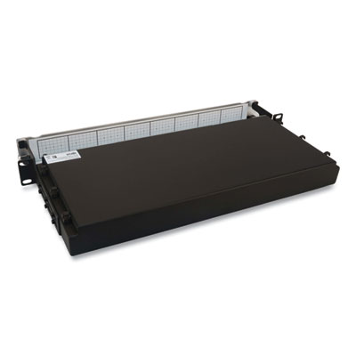 Tripp Lite 1U Preloaded Multimode Fiber Cable Panel, (3) MTP/MPO (F) to (3) MTP/MPO (F), 65.6 ft, Aqua, Ships in 7-10 Business Days (N48M2M3X8M20)