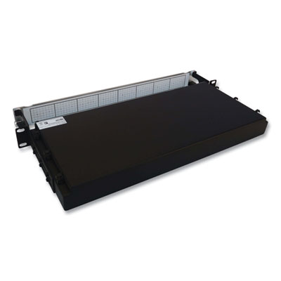 Tripp Lite 1U Preloaded Singlemode Fiber Cable Panel, (12) LC Duplex (M) to (12) LC Duplex (M), 32.8 ft, YW, Ships in 7-10 Bus Days (N48S2L24L10)