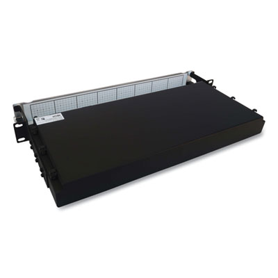 Tripp Lite 1U Preloaded Singlemode Fiber Cable Panel, MTP/MPO (F) to (4) LC Duplex (M), 32.8 ft, Yellow, Ships in 7-10 Business Days (N48S4M8L410)
