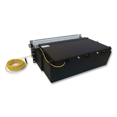 Tripp Lite 3U Preloaded Singlemode Fiber Cable Panel, (24) MTP/MPO (F) to (96) LC Duplex (F), 32.8 ft, YW, Ships in 7-10 Bus Days (N48S24M8L410)