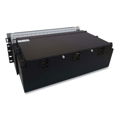 Tripp Lite 3U Preloaded Singlemode Fiber Cable Panel, (48) MTP/MPO (F) to (192) LC Duplex (F), 16.4ft, YW, Ships in 7-10 Business Days (N48S48M8L405)