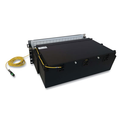 Tripp Lite 3U Preloaded Singlemode Fiber Cable Panel, (48) MTP/MPO (F) to (192) LC Duplex (F), 16.4ft, YW, Ships in 7-10 Business Days (N48S48M8L405)