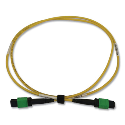 Tripp Lite OS2-Rated 12-Strand Fiber Optic Cable, 3.3 ft, Yellow, Ships in 7-10 Business Days (N390B01M12AP)