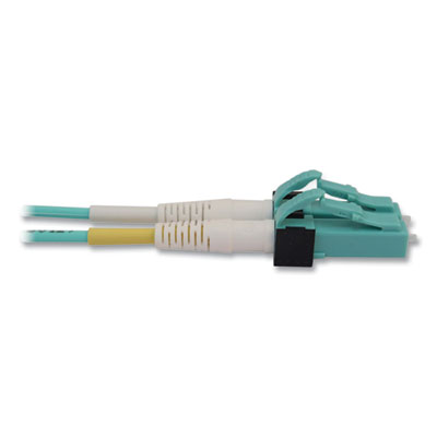 Tripp Lite OM4-Rated 12-Strand to LC Duplex Fiber Optic Cable, 3.3 ft, Magenta, Ships in 7-10 Business Days (N845X01M8LMG)