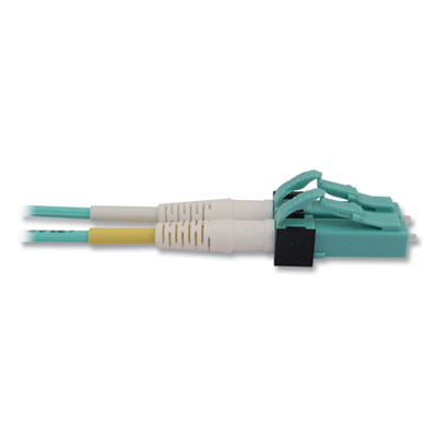 Tripp Lite OM4-Rated 12-Strand to LC Duplex Fiber Optic Cable, 16.4 ft, Magenta, Ships in 7-10 Business Days (N845X05M8LMG)