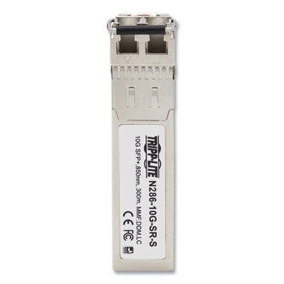 Tripp Lite Cisco Compatible SFP+ to LC Duplex Multimode Transceiver Module, Range Up to 984 ft, Black, Ships in 7-10 Business Days (TRPN28610GSRS)