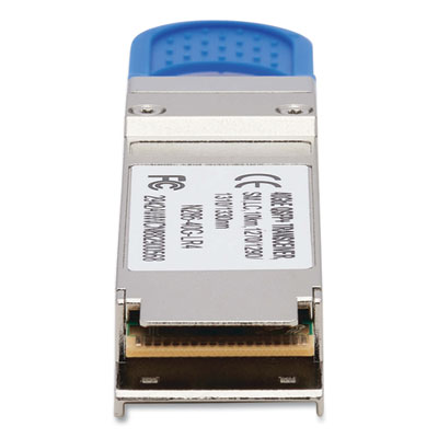 Tripp Lite Cisco Compatible LC Duplex to QSFP+ Singlemode Transceiver Module, Black, Ships in 7-10 Business Days (N28640GLR4)