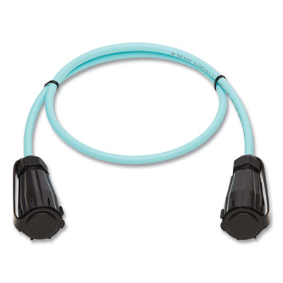Tripp Lite Industrial Duplex Fiber Optic Patch Cable, 16.4 ft, Aqua, Ships in 7-10 Business Days (N82005MIND)