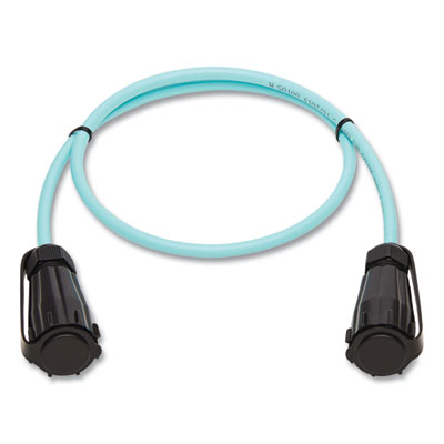 Tripp Lite Industrial Duplex Fiber Optic Patch Cable, 32.8 ft, Aqua, Ships in 7-10 Business Days (N82010MIND)