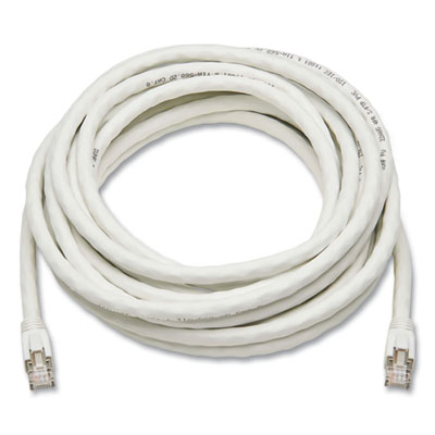 Tripp Lite CAT8 Snagless Patch Cable, 25 ft, White, Ships in 7-10 Business Days (N272025WH)