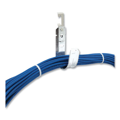 Tripp Lite Batwing J-Hook Cable Support, 1.4 x 1.3 x 4.1, Silver, 25/Pack, Ships in 7-10 Business Days (NCMJHC1325)