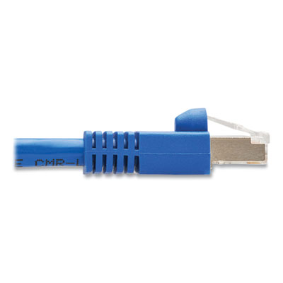 Tripp Lite Shielded M12 X-Code to RJ45 CAT6a Ethernet Cable, 16.4 ft, Blue, Ships in 7-10 Business Days (NM126A205MBL)