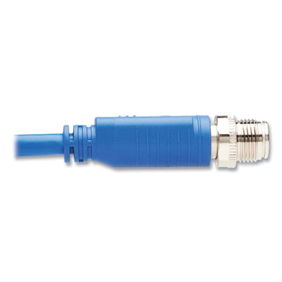 Tripp Lite M12 X-Code CAT6 Ethernet Cable, 9.8 ft, Blue, Ships in 7-10 Business Days (NM1260103MBL)