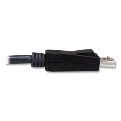 Tripp Lite VGA to DisplayPort and USB-A Adapter Cable Kit, 6 ft, Black, Ships in 7-10 Business Days (TRPP778006DP)