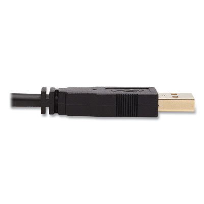 Tripp Lite DisplayPort KVM Cable Kit, 10 ft, Black, Ships in 7-10 Business Days (TRPP783010U)