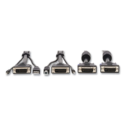 Tripp Lite Dual DVI KVM Cable Kit, 10 ft, Black, Ships in 7-10 Business Days (TRPP784010DV)