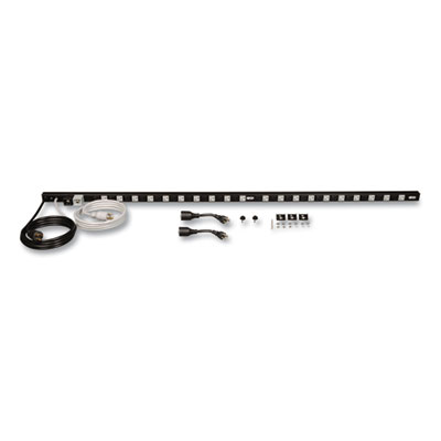 Tripp Lite 40-Outlet 3.8kW Single-Phase Dual-Circuit 120V Basic PDU, 10 ft Cord, Black, Ships in 7-10 Business Days (PDU40TDUAL)