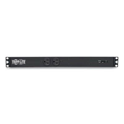 Tripp Lite 14-Outlet 2kW 100-127V Single-Phase Basic PDU with Isobar Surge Protection, 6 ft Cord, Ships in 7-10 Business Days (TRPPDUH20ISO6)