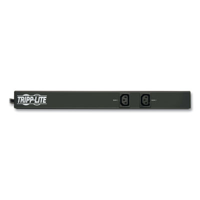 Tripp Lite 10-Outlet 5.8kW Single-Phase 200-240V Basic PDU, 12 ft Cord, Black, Ships in 7-10 Business Days (TRPPDUH30HV)