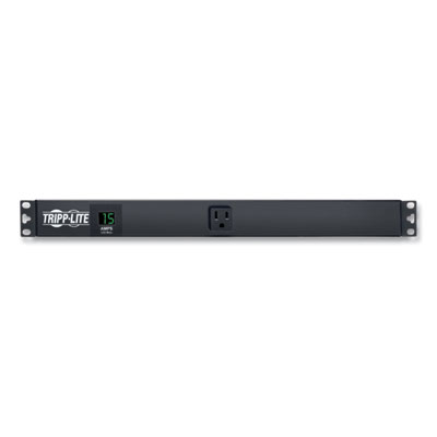 Tripp Lite 13-Outlet 1.52kW Single-Phase Local Metered PDU, 15 ft Cord, Black, Ships in 7-10 Business Days (TRPPDUMH15RA)