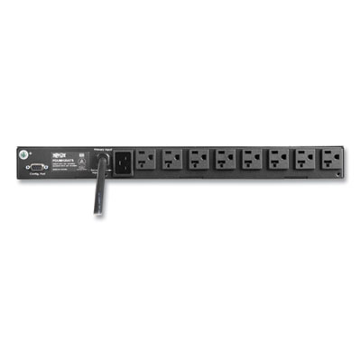 Tripp Lite 16-Outlet 1.92kW 120V Single-Phase ATS/Local Metered PDU, 12 ft Cord, Black, Ships in 7-10 Business Days (PDUMH20ATS)