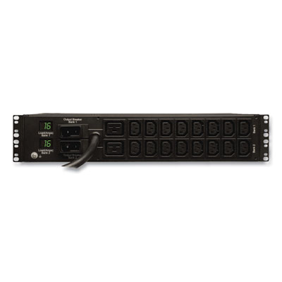 Tripp Lite 18-Outlet 7.4kW Single-Phase Local Metered PDU, 12 ft Cord, Black, Ships in 7-10 Business Days (PDUMH32HV)