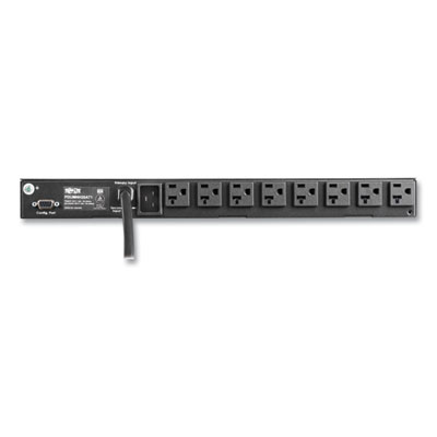 Tripp Lite 16-Outlet 1.92kW 120V Single-Phase ATS/Monitored PDU, 12 ft Cord, Black, Ships in 7-10 Business Days (PDUMNH20AT1)