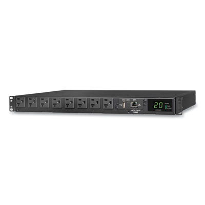 Tripp Lite 16-Outlet 1.92kW 120V Single-Phase ATS/Monitored PDU, 12 ft Cord, Black, Ships in 7-10 Business Days (PDUMNH20AT1)