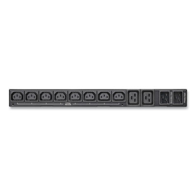 Tripp Lite One-Outlet 3.8kW Single-Phase Monitored Automatic Transfer Switch PDU, 10 ft Cord, Black, Ships in 7-10 Business Days (PDUMNH20HVAT)