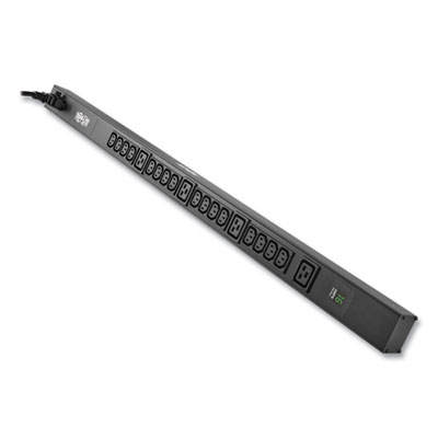 Tripp Lite 20-Outlet 3.7kW 208-230V Single-Phase Local Metered PDU, 10 ft Cord, Black, Ships in 7-10 Business Days (TRPPDUMV20HV36)