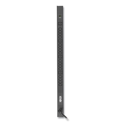 Tripp Lite 20-Outlet 3.7kW 208-230V Single-Phase Local Metered PDU, 10 ft Cord, Black, Ships in 7-10 Business Days (TRPPDUMV20HV36)