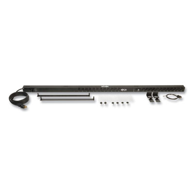 Tripp Lite 24-Outlet 2.9kW Single-Phase Monitored Per-Outlet PDU, 10 ft Cord, Black, Ships in 7-10 Business Days (PDUNVR30LX)