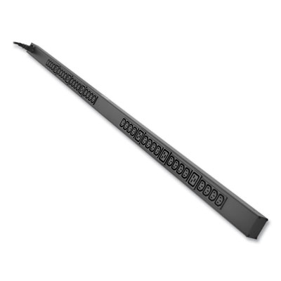 Tripp Lite 38-Outlet 3.7kW 208-230V Single-Phase Basic PDU, 10 ft Cord, Black, Ships in 7-10 Business Days (PDUV20HVL672)