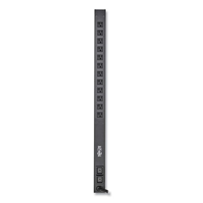 Tripp Lite 12-Outlet 2.9kW 120V Single-Phase Basic PDU, 10 ft Cord, Black, Ships in 7-10 Business Days (PDUV3036)