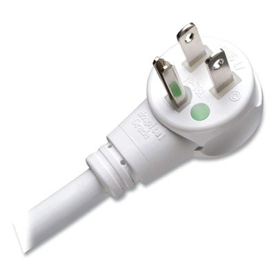 Tripp Lite 4-Outlet 1,800W Medical-Grade Power Strip w/ Right-Angle Cord, Patient-Care Vicinity, 15ft Cord, WH, Ships in 7-10 Bus Days (PS415HGOEMRA)