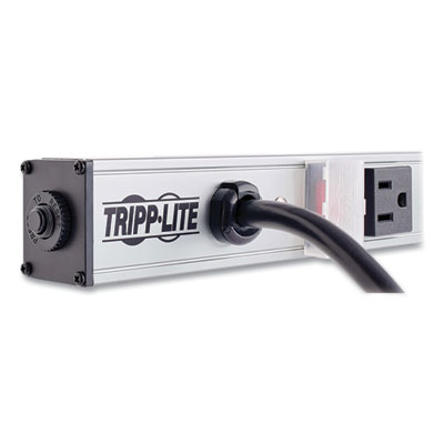 Tripp Lite 24-Outlet 120V 20A Vertical Power Strip, 15 ft Cord, Silver, Ships in 7-10 Business Days (TRPPS722420T)