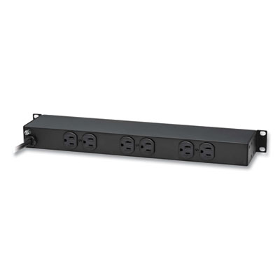 Tripp Lite 12-Outlet 1,800W 1U Rack-Mount Power Strip, 15 ft Cord, Black, Ships in 7-10 Business Days (RS1215)