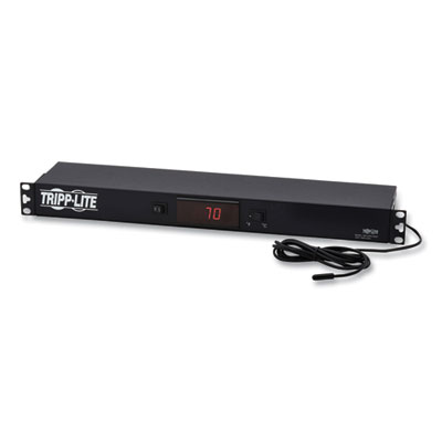 Tripp Lite SmartRack Digital Temperature Sensor, 1U, Black, Ships in 7-10 Business Days (SR1UPNLTEMP)