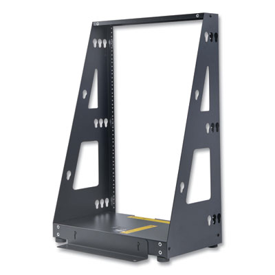 Tripp Lite SmartRack Heavy-Duty 2-Post Open Frame Rack, 16U, 350 lbs Capacity, Black, Ships in 7-10 Business Days (SR2POST16HD)