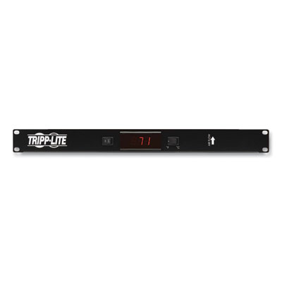 Tripp Lite Blanking Panel with Temperature Sensor and High-Performance Fans, 1U, Black, Ships in 7-10 Business Days (SRFAN1UTEMP)