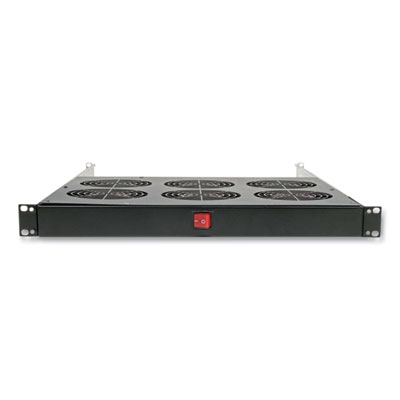 Tripp Lite 6-Fan Tray for 19" Racks, 1U, 576 CFM, Black, Ships in 7-10 Business Days (TRPSRFANTRAY6)