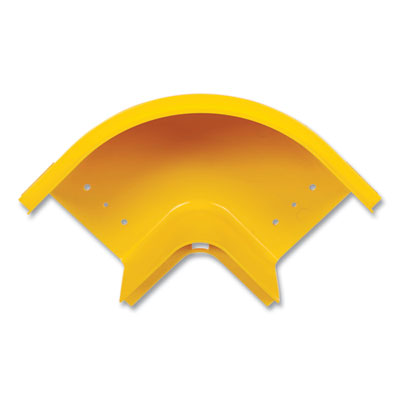 Tripp Lite Toolless Horizontal 90 Degree Elbow for Fiber Routing System, 5", Yellow, Ships in 7-10 Business Days (SRFC5ELBOW)