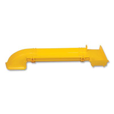 Tripp Lite Toolless Horizontal Four-Way Junction for Fiber Routing System, 5", Yellow, Ships in 7-10 Business Days (SRFC5JUNT4)
